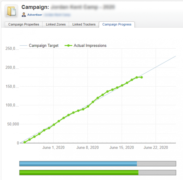 DashiX Campaign Progress Graph